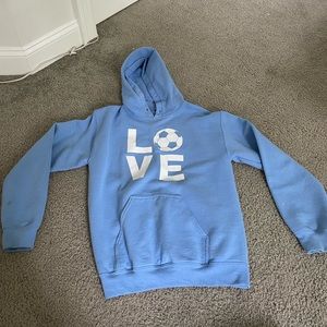 Blue Soccer Sweatshirt